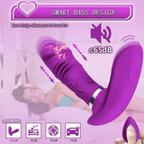 Alligator Telescopic Heating Thrusting Panty Toy for Adult Women - VibChief