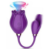 Brug Rose Premium Sucking & Licking Vibration Toy for Adult Women - VibChief