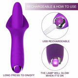 Powerful Clitoral G spot Stimulator Tongue Vibrator Sex Toy - VibChief