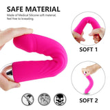 Rhino 8" Flexible Vibration Toy for Adult Women - VibChief